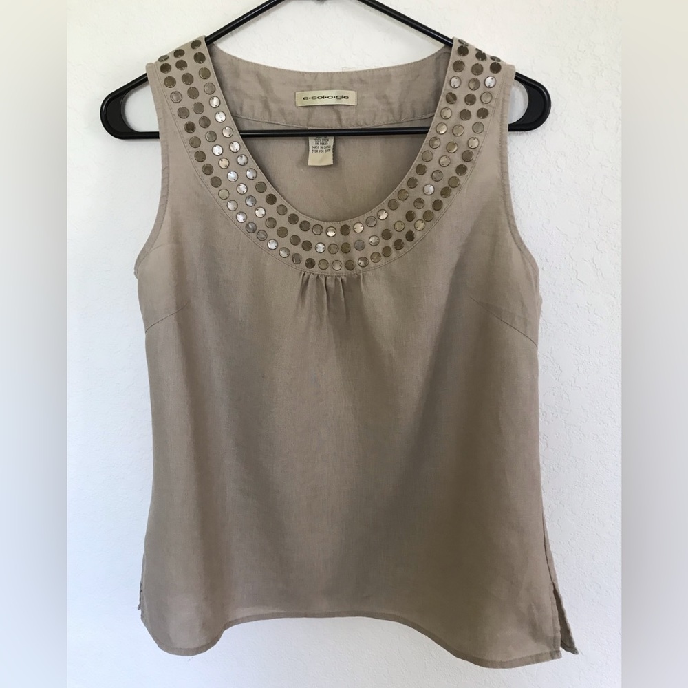 Linen Top, Size S